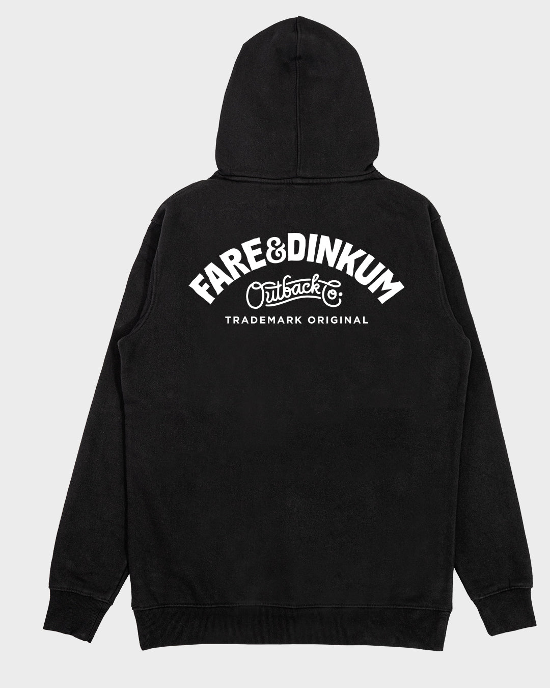 Trademark Unisex Hoodie Black and White