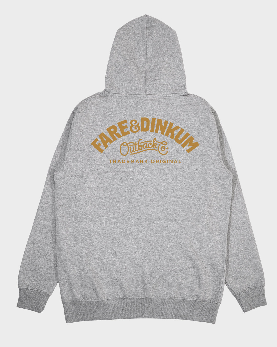 Trademark Unisex Hoodie Grey and Tan