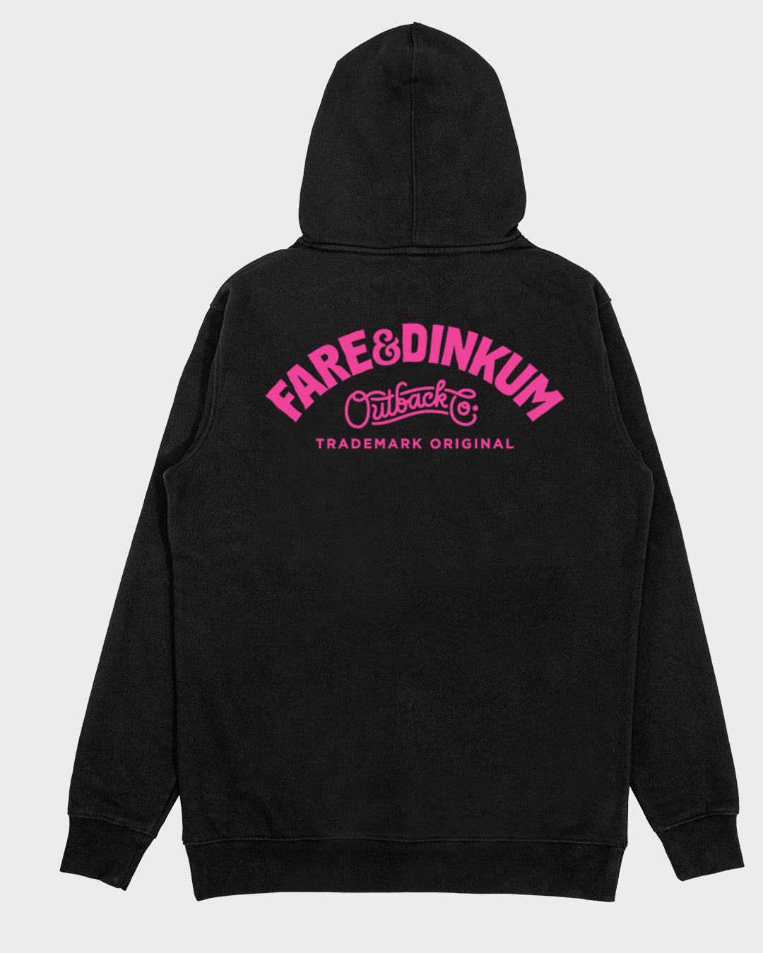 Trademark Unisex Hoodie Black and Pink