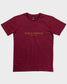 Logo Unisex T-Shirt Burgundy