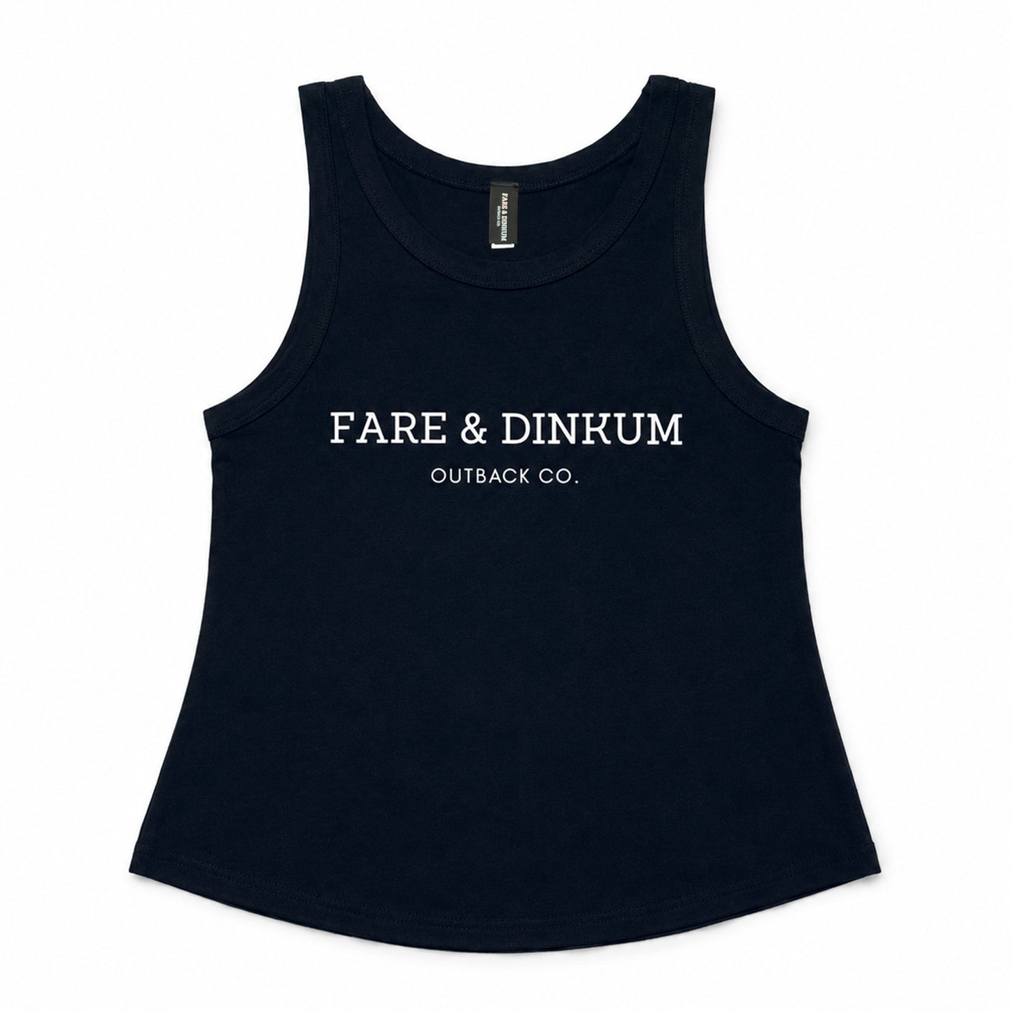 Signature Womens Singlet Black and White