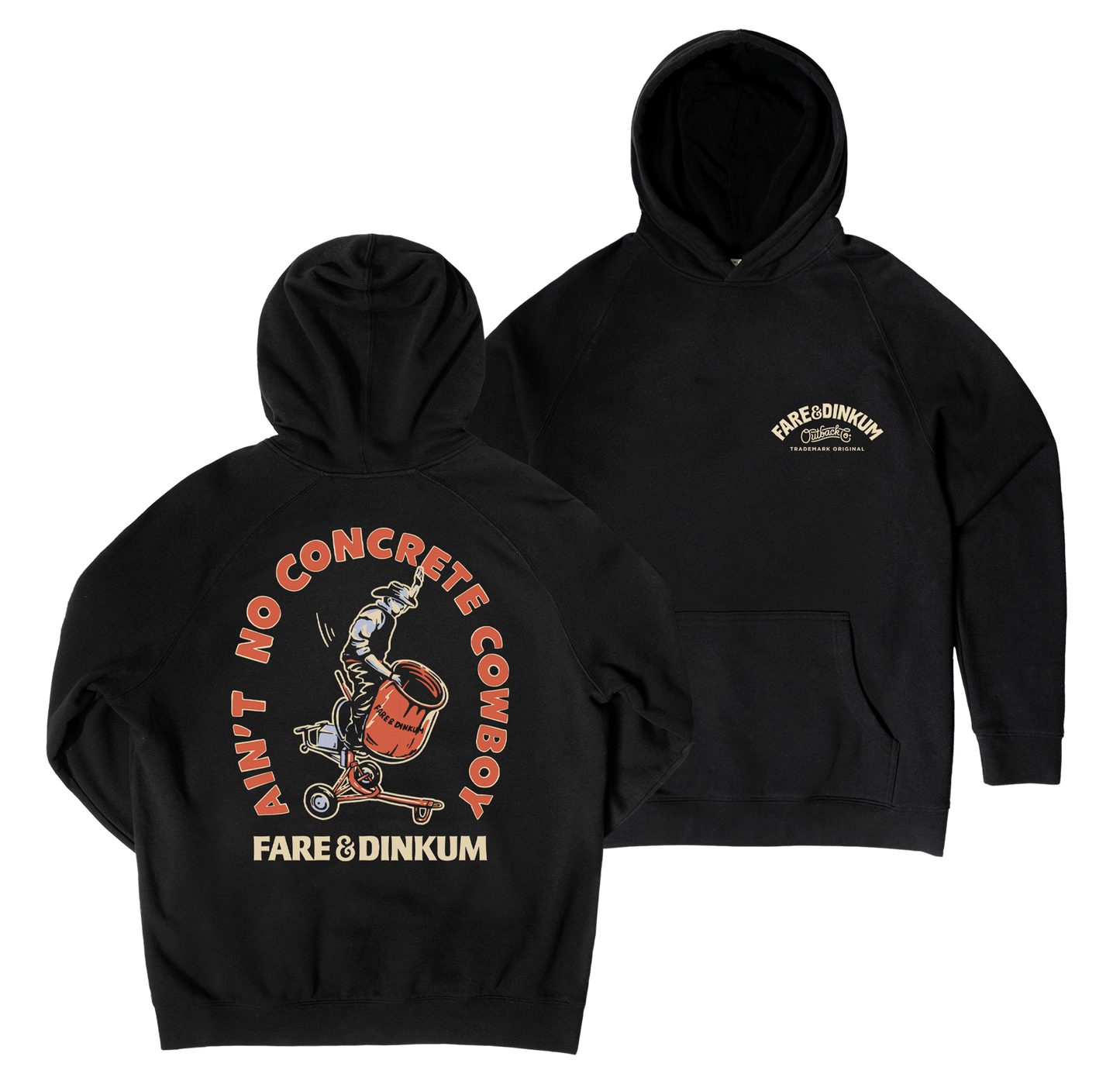 Concrete Cowboy Hoodie Black