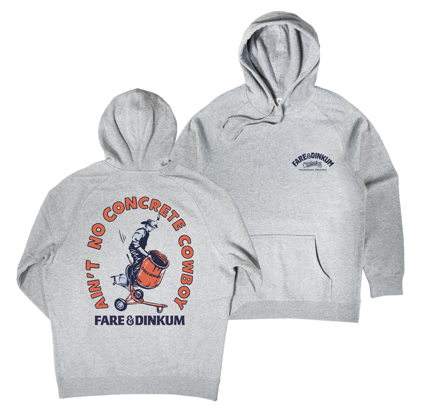 Concrete Cowboy Hoodie Grey