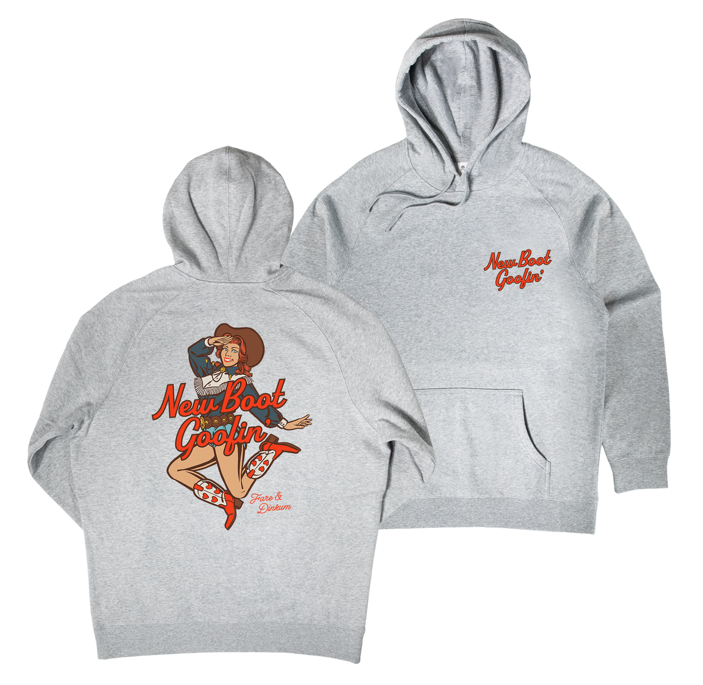 New Boot Goofin' Hoodie Grey