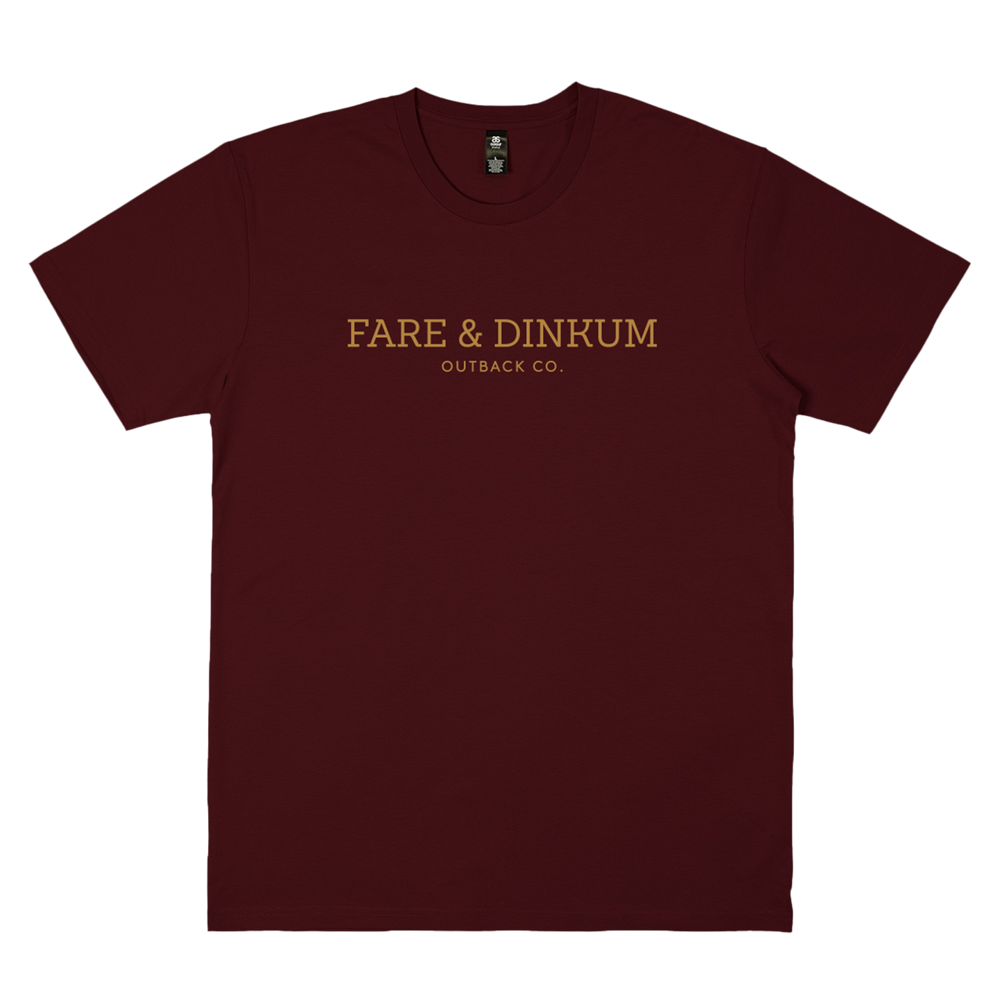 Logo Unisex T-Shirt Burgundy