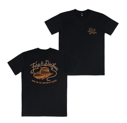 Old Faithful Tee Black