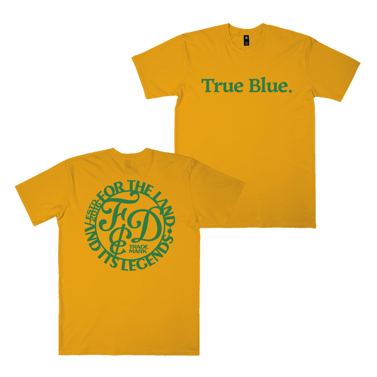 True Blue 2024 Unisex T-Shirt Mustard