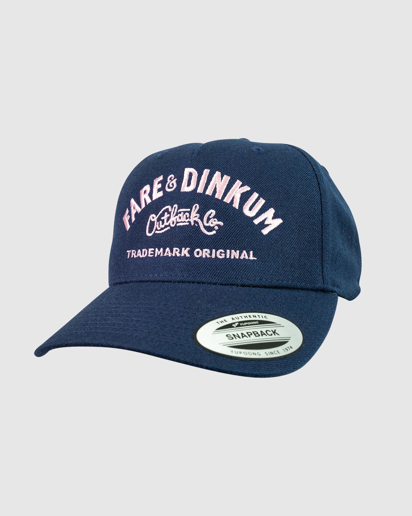 Outback Baseball Cap Navy & Pink