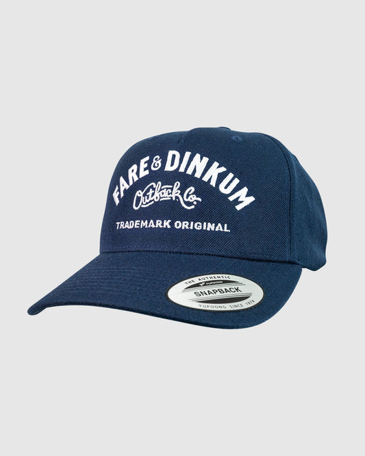 Outback Baseball Cap Navy & White