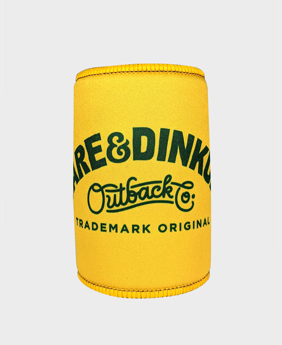 Premium Stubby Cooler Yellow