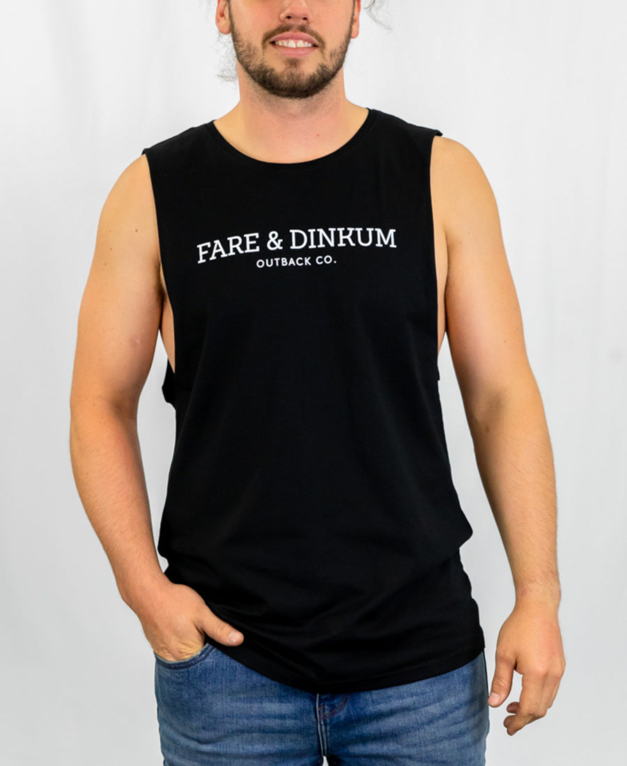 Signature Mens Muscle Tank Black