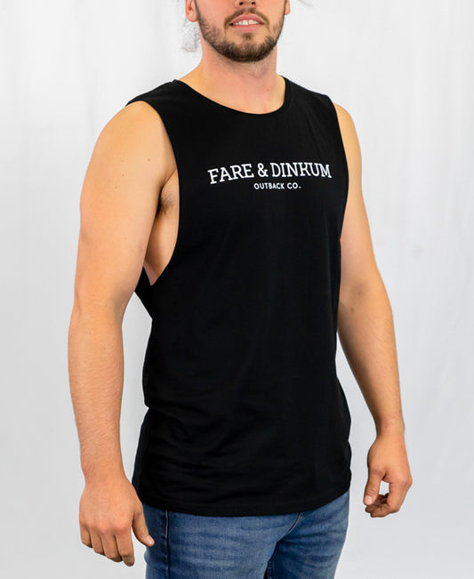 Signature Mens Muscle Tank Black