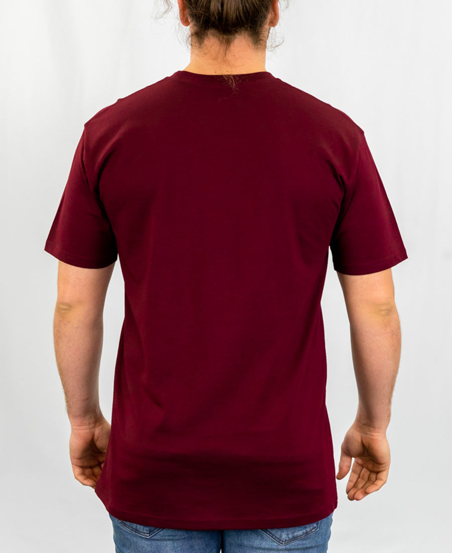 Signature Mens T-Shirt Burgundy