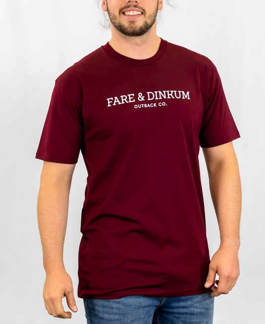 Signature Mens T-Shirt Burgundy