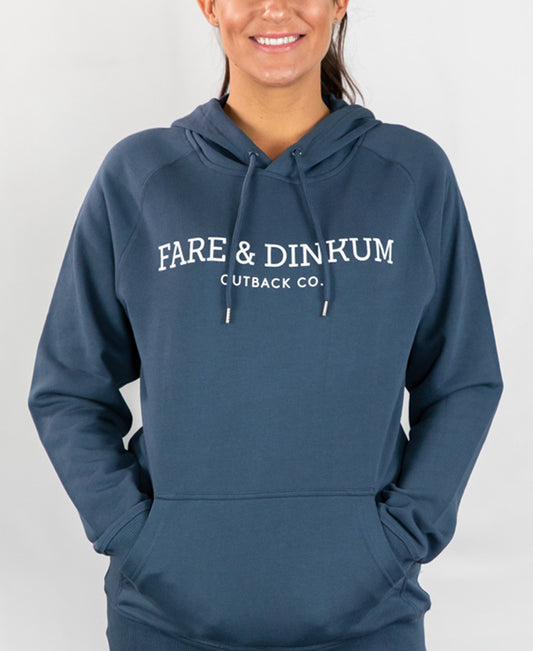 Unisex Signature Lightweight Hoodie Petrol Blue