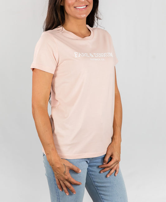Signature Womens T-Shirt Pale Pink