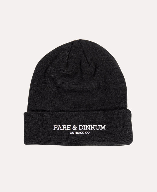 Signature Black Beanie