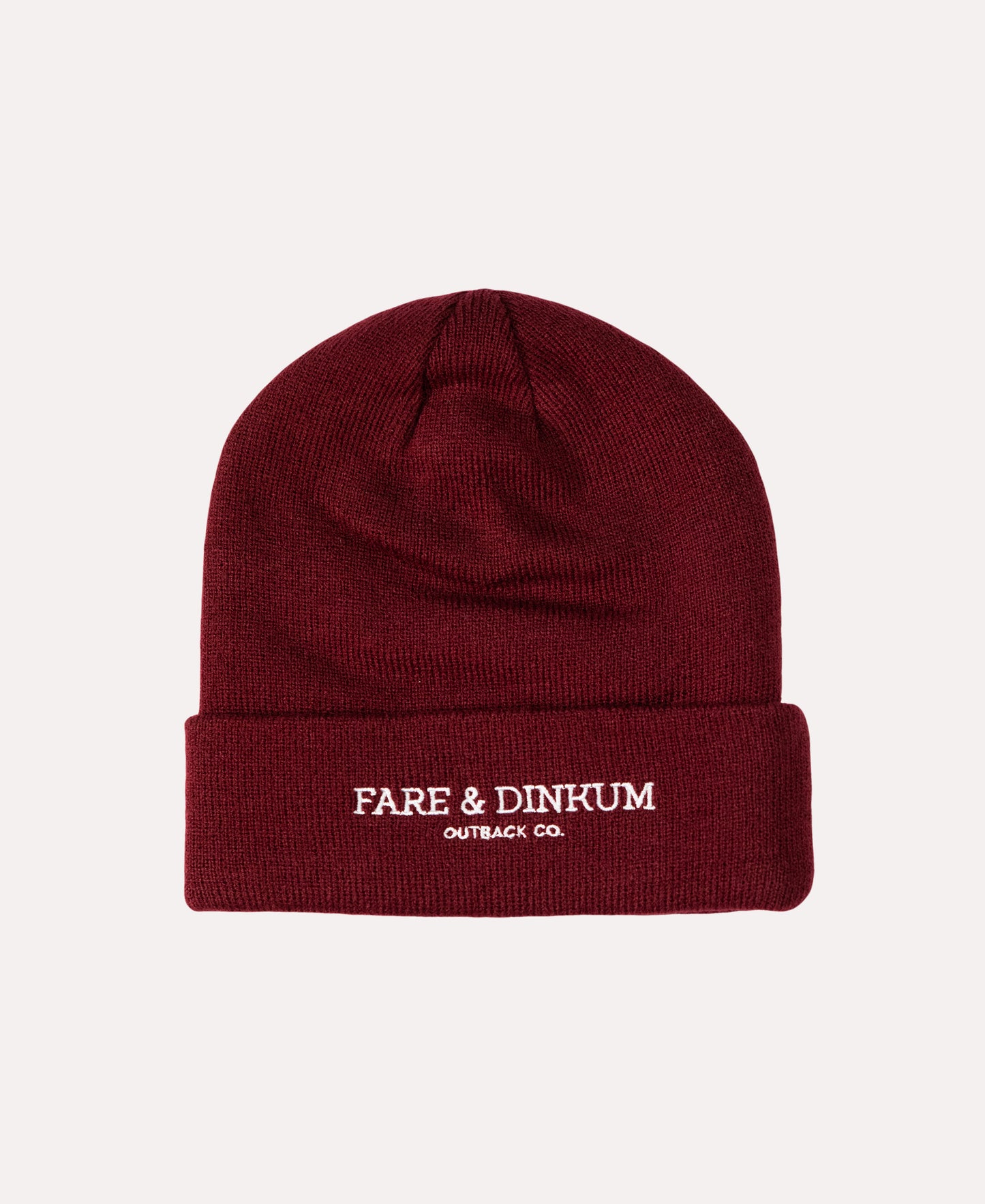 Signature Burgundy Beanie