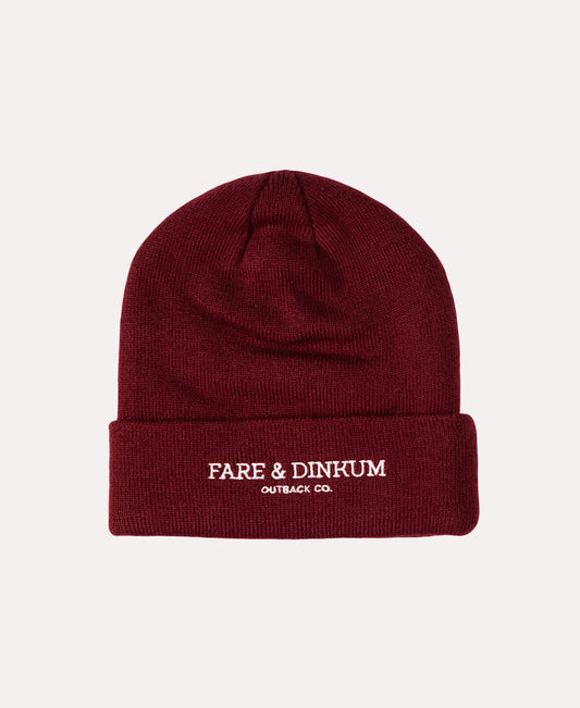 Signature Burgundy Beanie