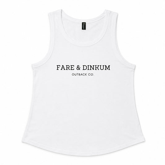 Signature Womens Singlet White
