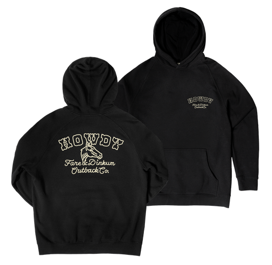 Howdy Hoodie Black
