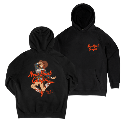 New Boot Goofin' Hoodie Black
