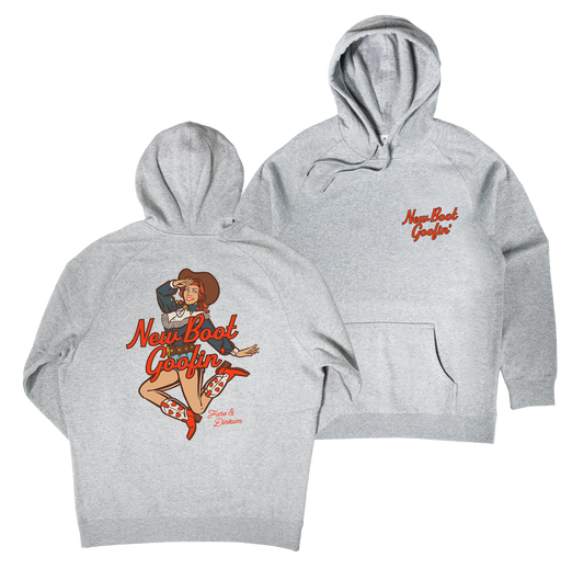 New Boot Goofin' Hoodie Grey