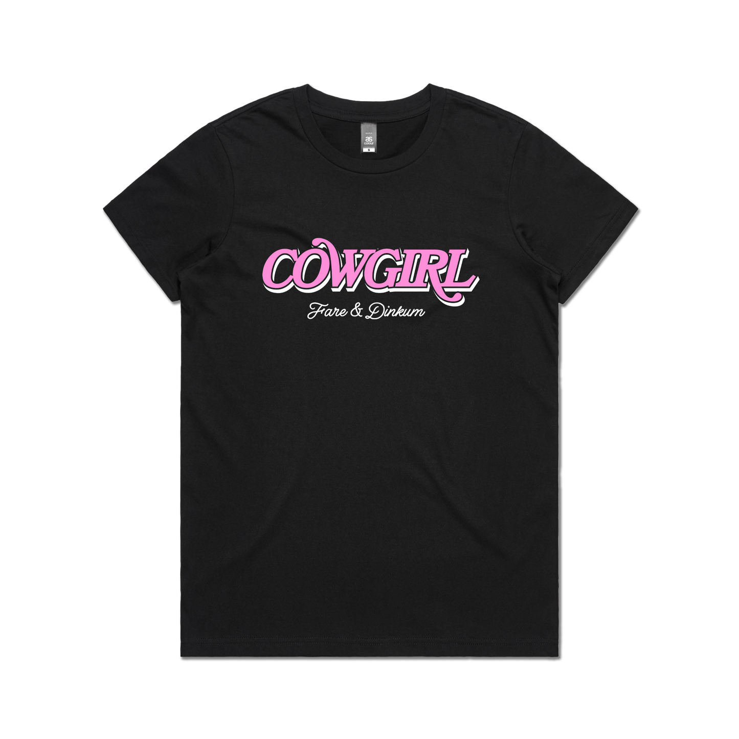 Cowgirl Ladies Tee Black