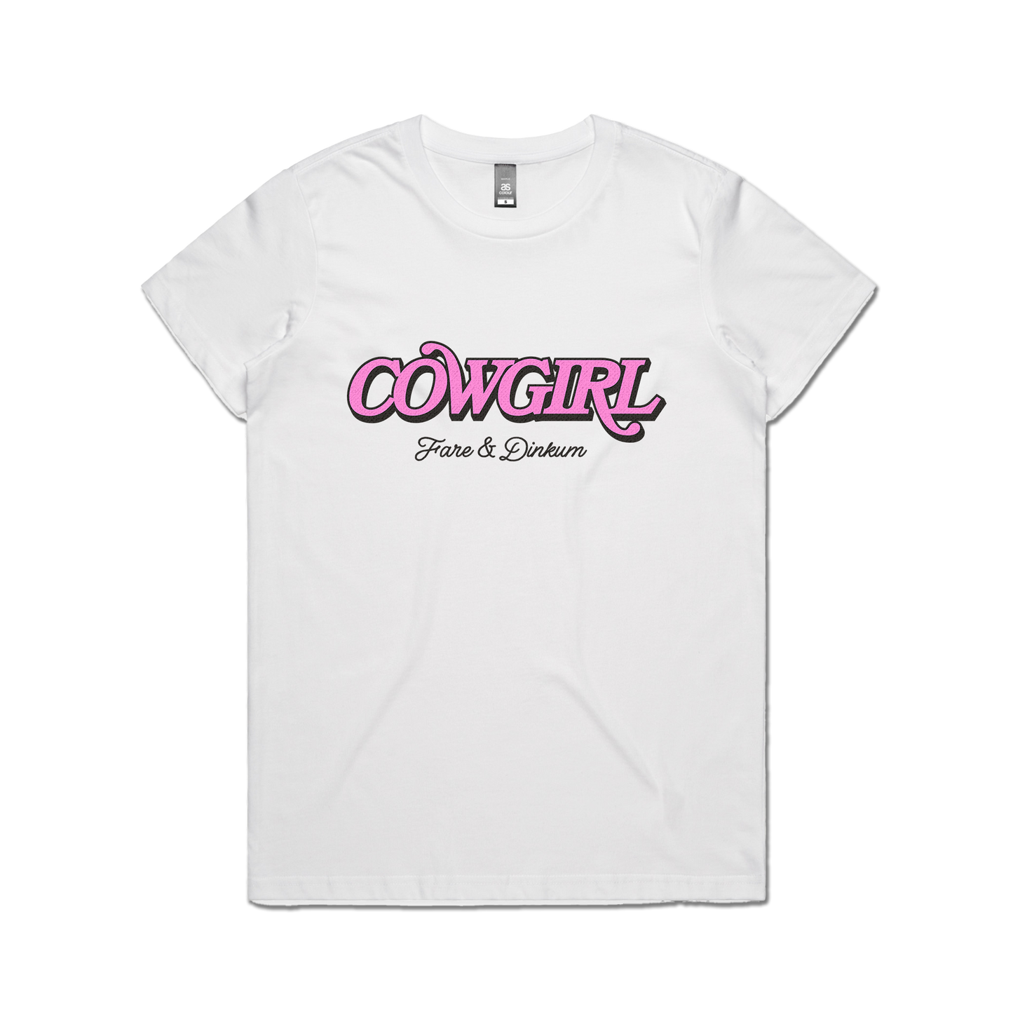 Cowgirl Ladies Tee White
