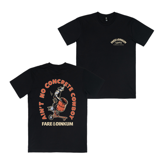 Concrete Cowboy Tee Black