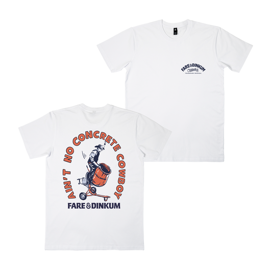 Concrete Cowboy Tee White