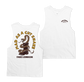 Mad As A Cut Snake Muscle Tee White