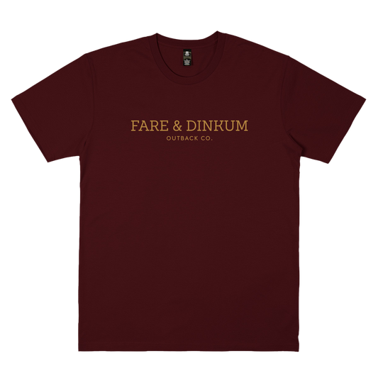 Logo Unisex T-Shirt Burgundy