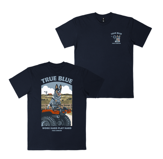 True Blue Heeler Tee Navy