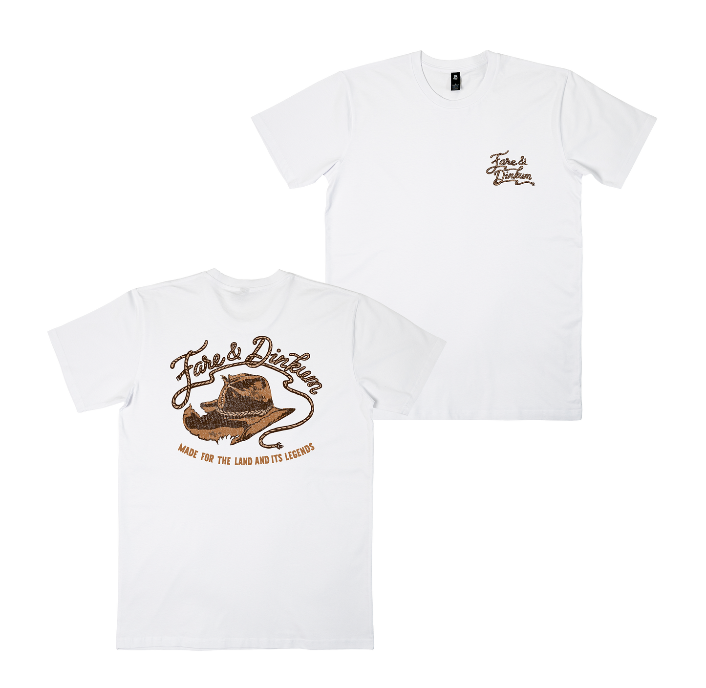 Old Faithful Tee White