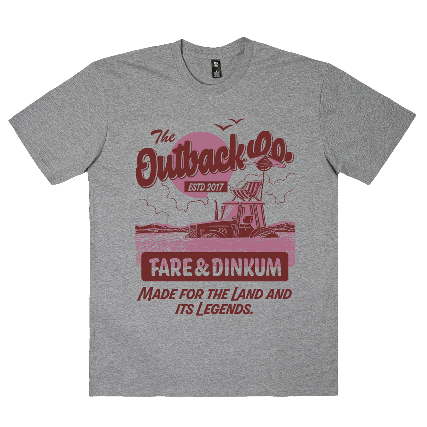 The Outback Unisex T-Shirt Grey