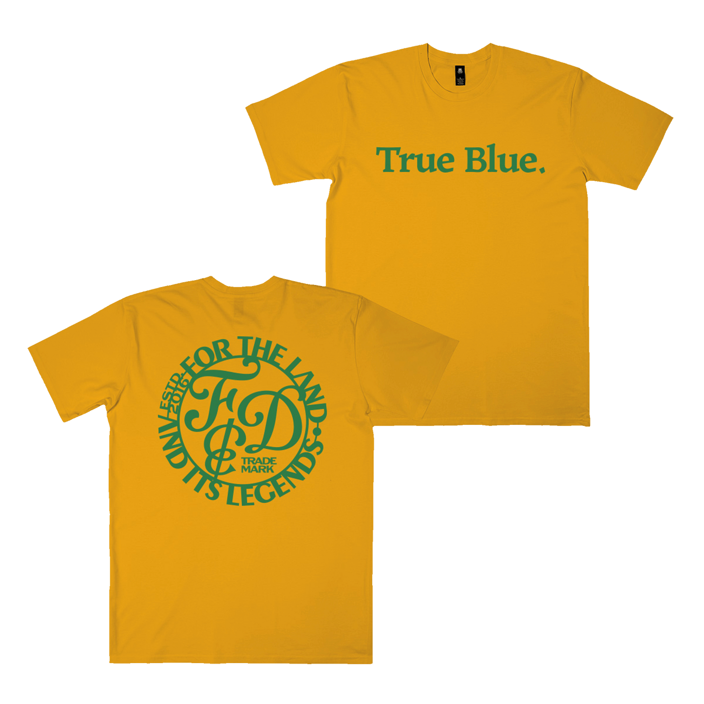 True Blue 2024 Unisex T-Shirt Mustard