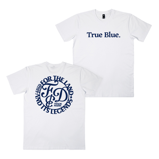 True Blue 2024 Unisex T-Shirt White