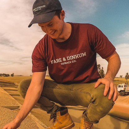 Signature Mens T-Shirt Burgundy