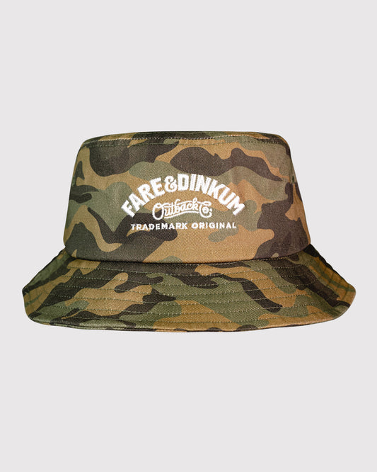 Outback Co. Bucket Hat Forest Camo