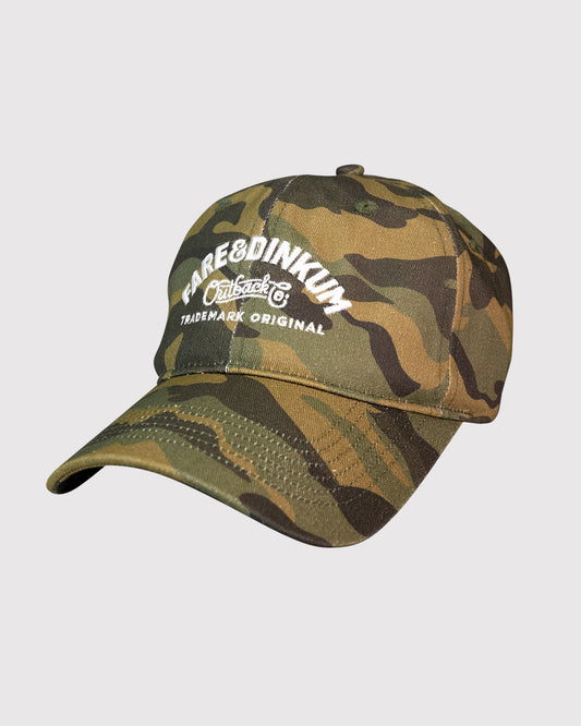 Outback Dad Cap Forest Camo