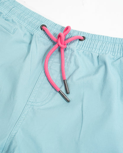 Ladies Rugger Shorts Sky Blue