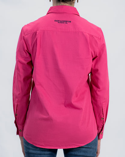 Ladies Work Shirt Magenta