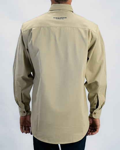 Mens Work Shirt Khaki