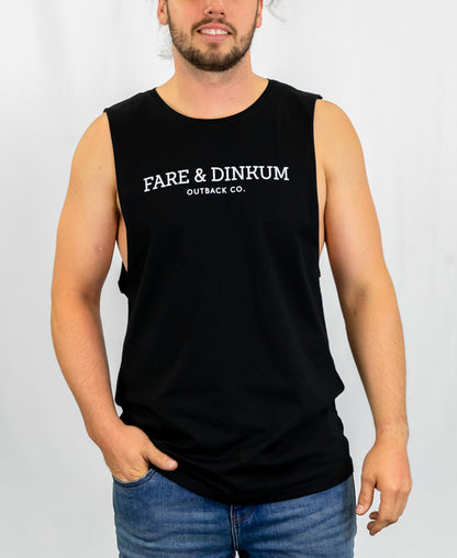Signature Mens Muscle Tank Black