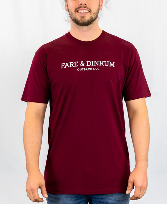 Signature Mens T-Shirt Burgundy