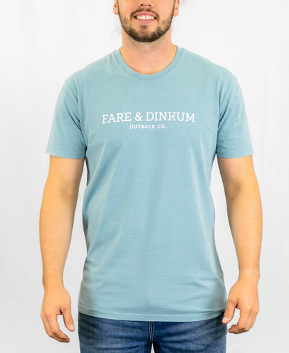 Signature Mens Faded T-Shirt Slate