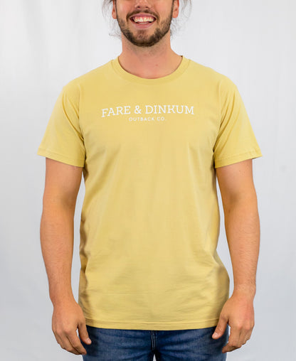 Signature Mens T-Shirt Tan