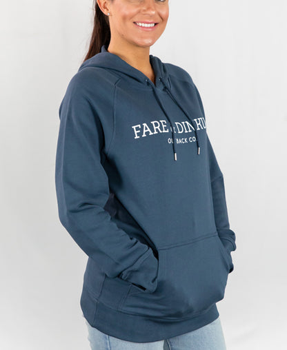 Unisex Signature Lightweight Hoodie Petrol Blue