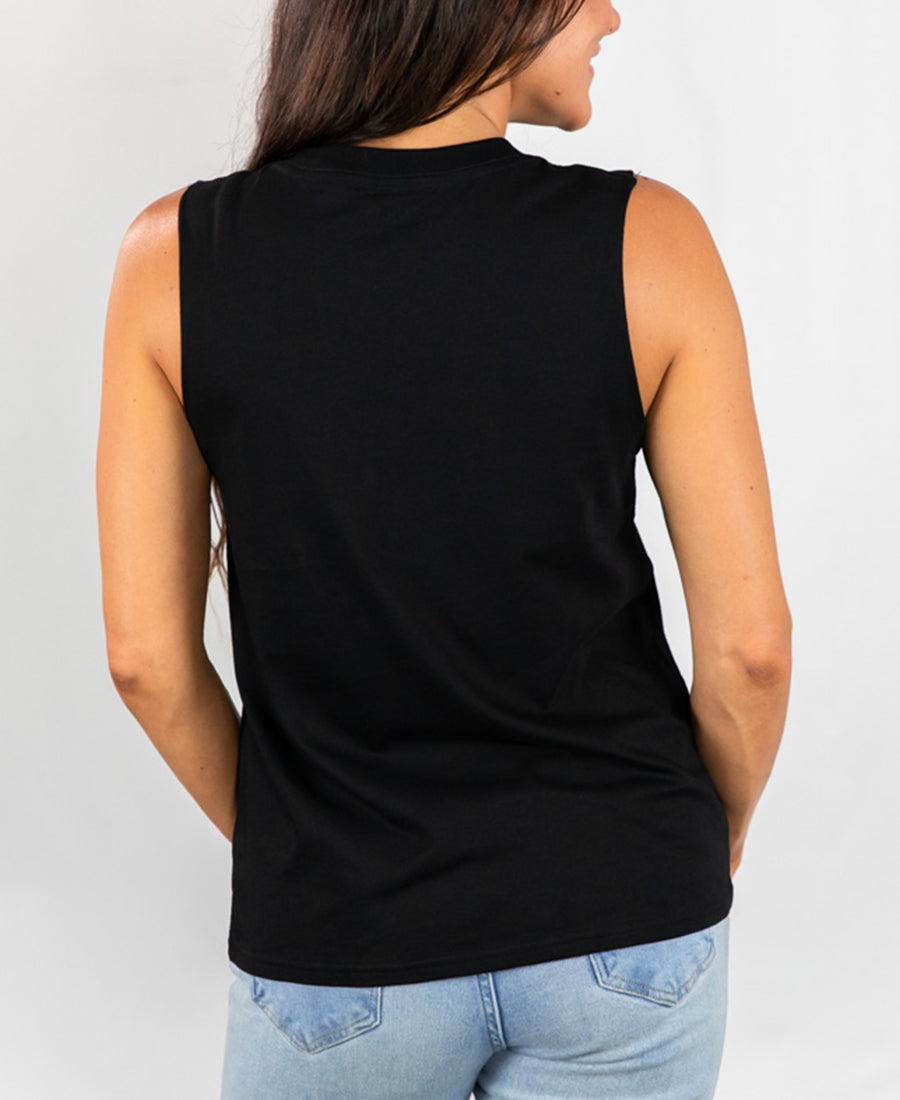 Signature Womens Muscle Tank Black